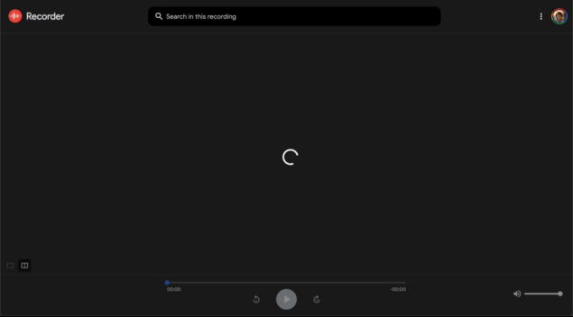 Google Recorder Web