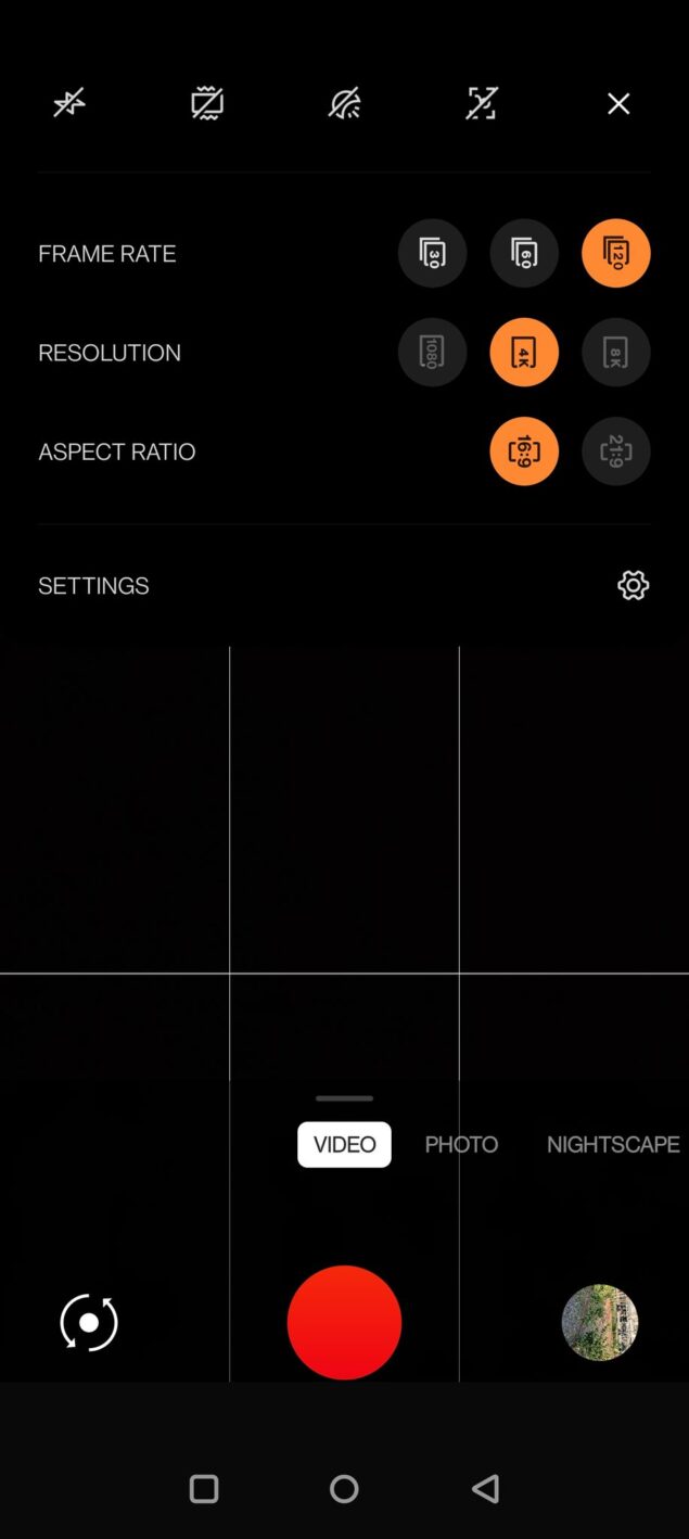screenshot fotocamera oneplus 9 pro