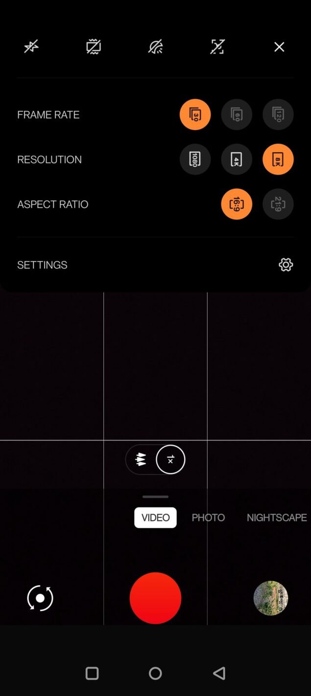 screenshot fotocamera oneplus 9 pro