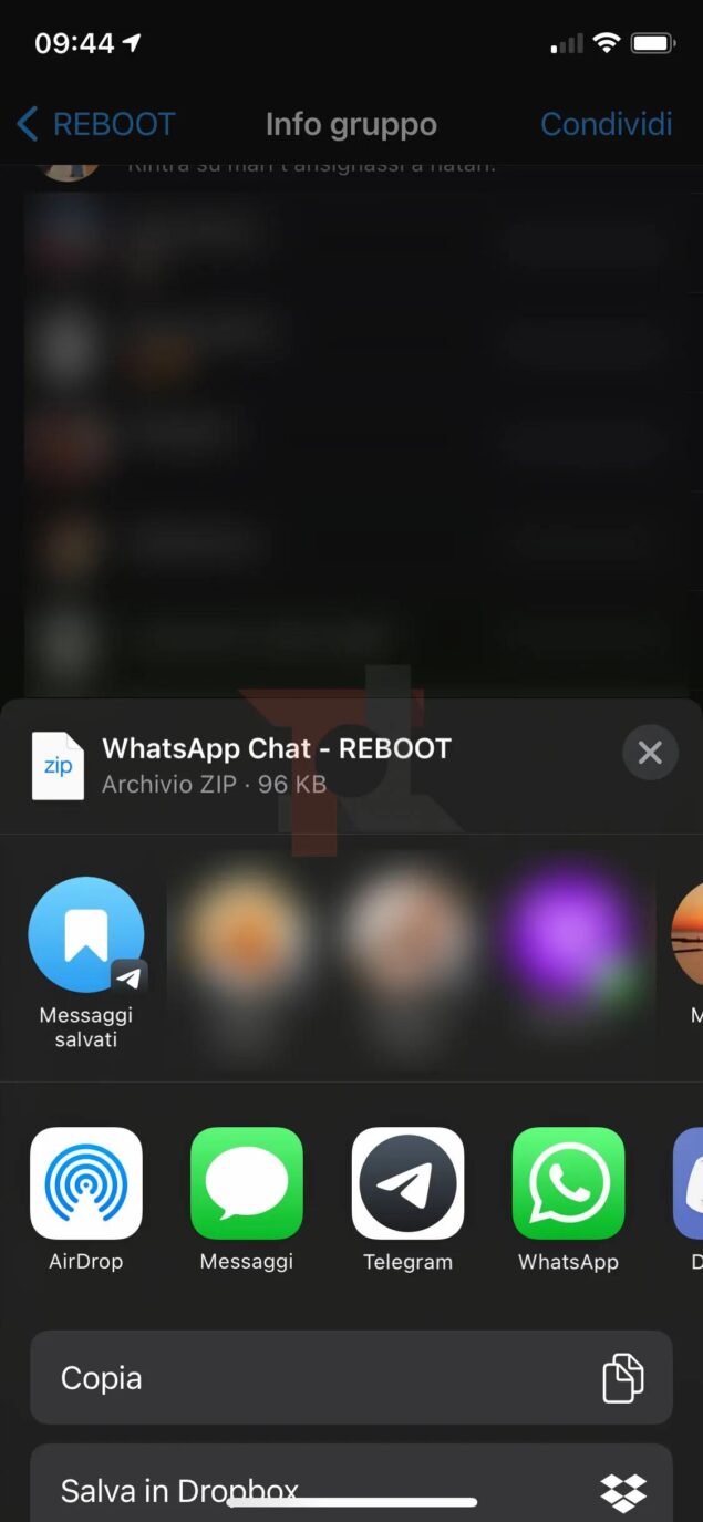 come importare chat whatsapp telegram