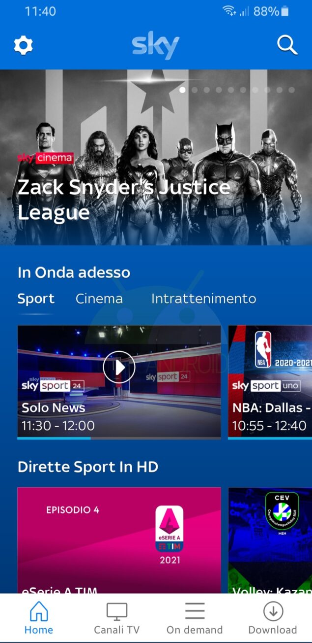 Sky Q in mobilità con Sky Go Plus