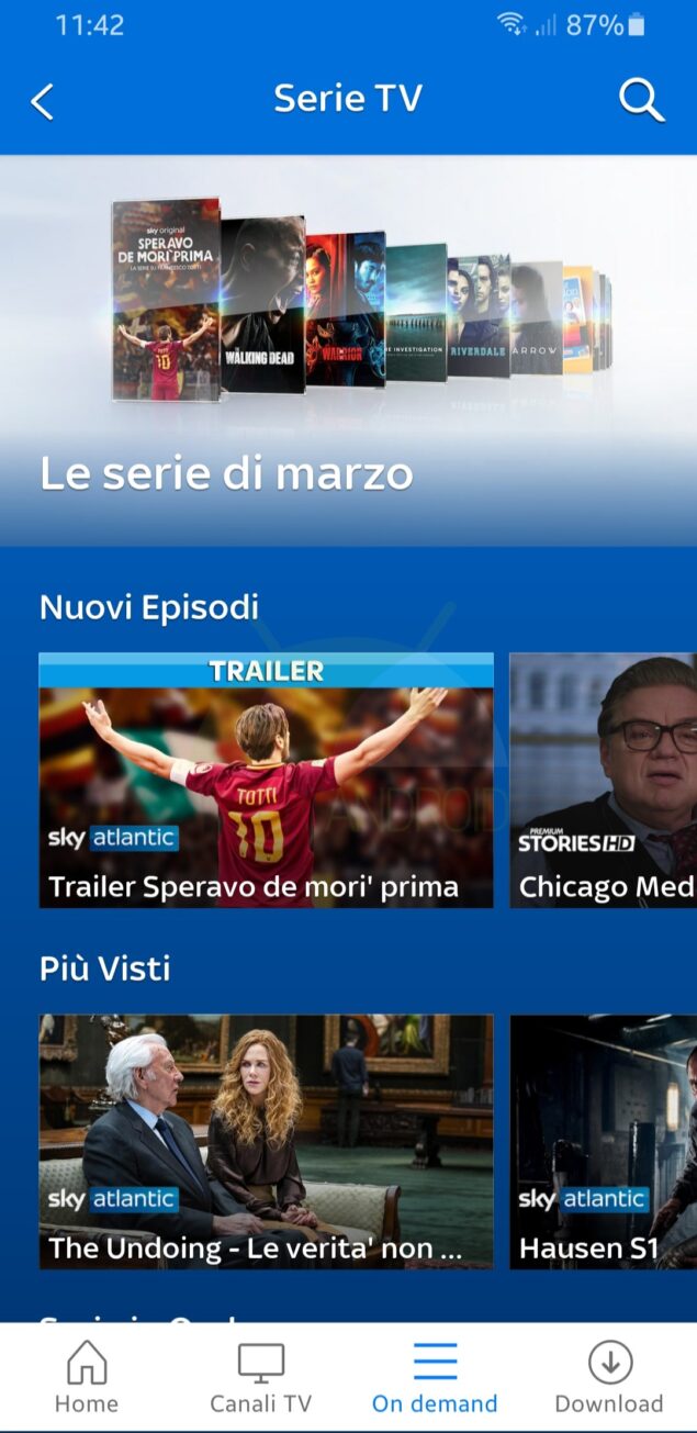 Sky Q in mobilità con Sky Go Plus