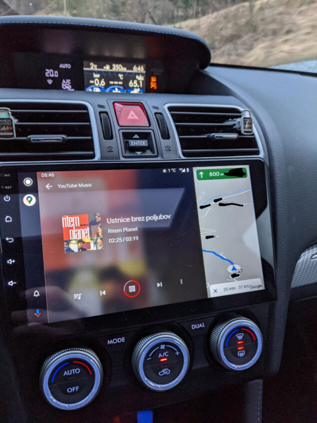 android auto split screen supporto novità