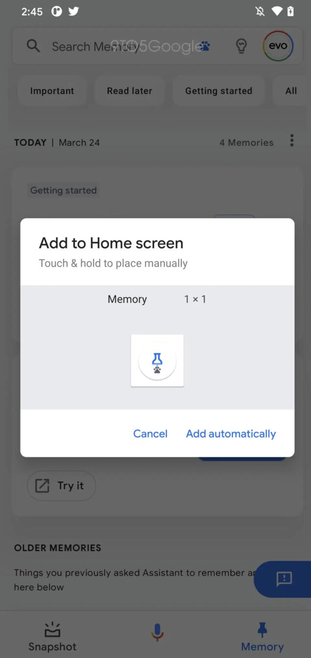 google assistant memory teardown novità