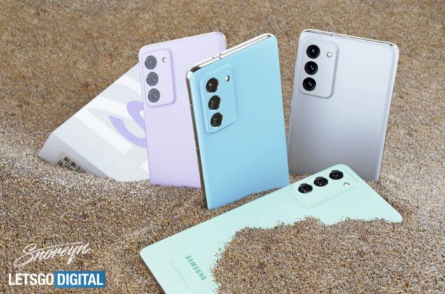 Samsung Galaxy S21 Fan Edition render