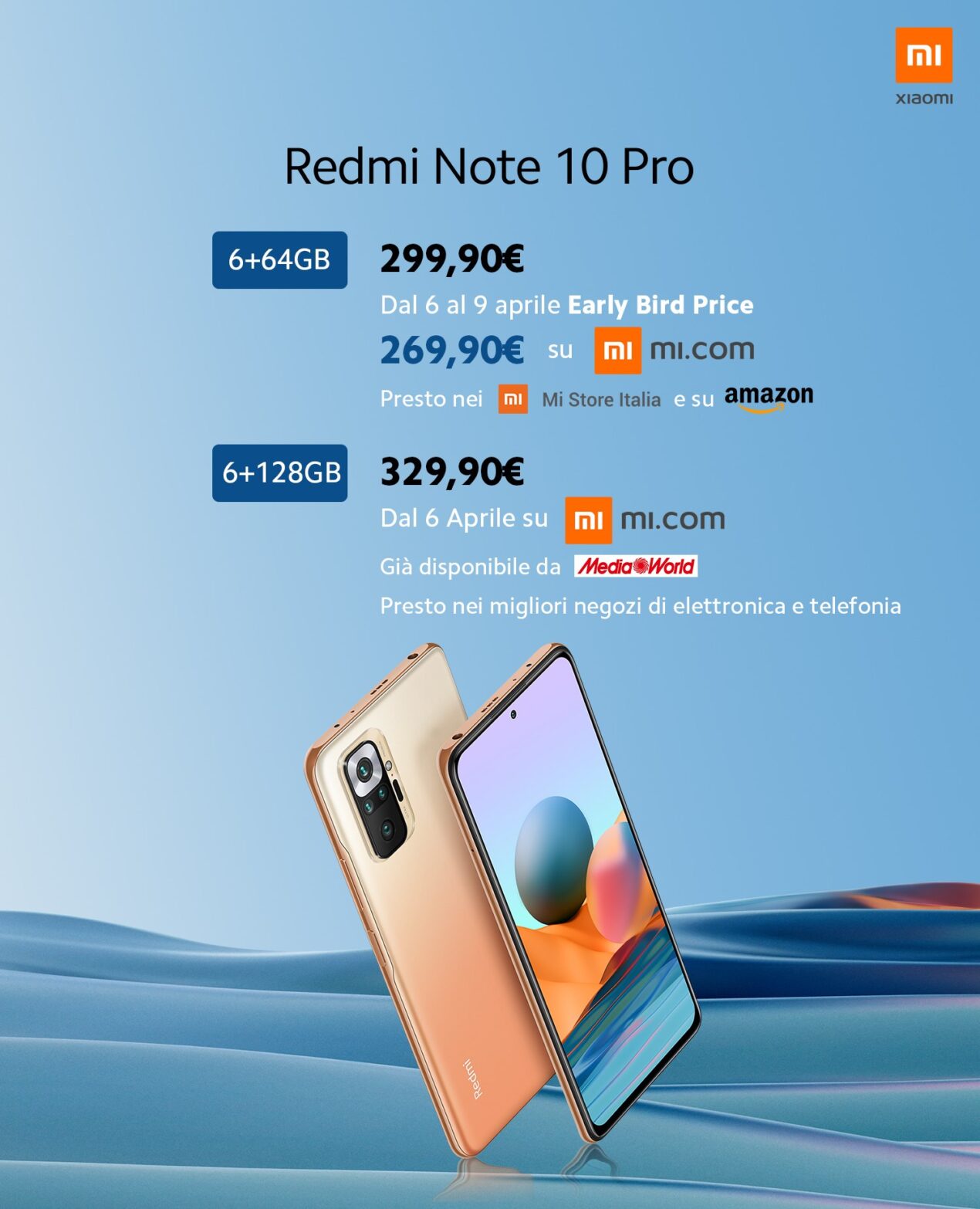 Xiaomi Mi 11 Lite, Redmi Note 10 e Note 10 Pro sono