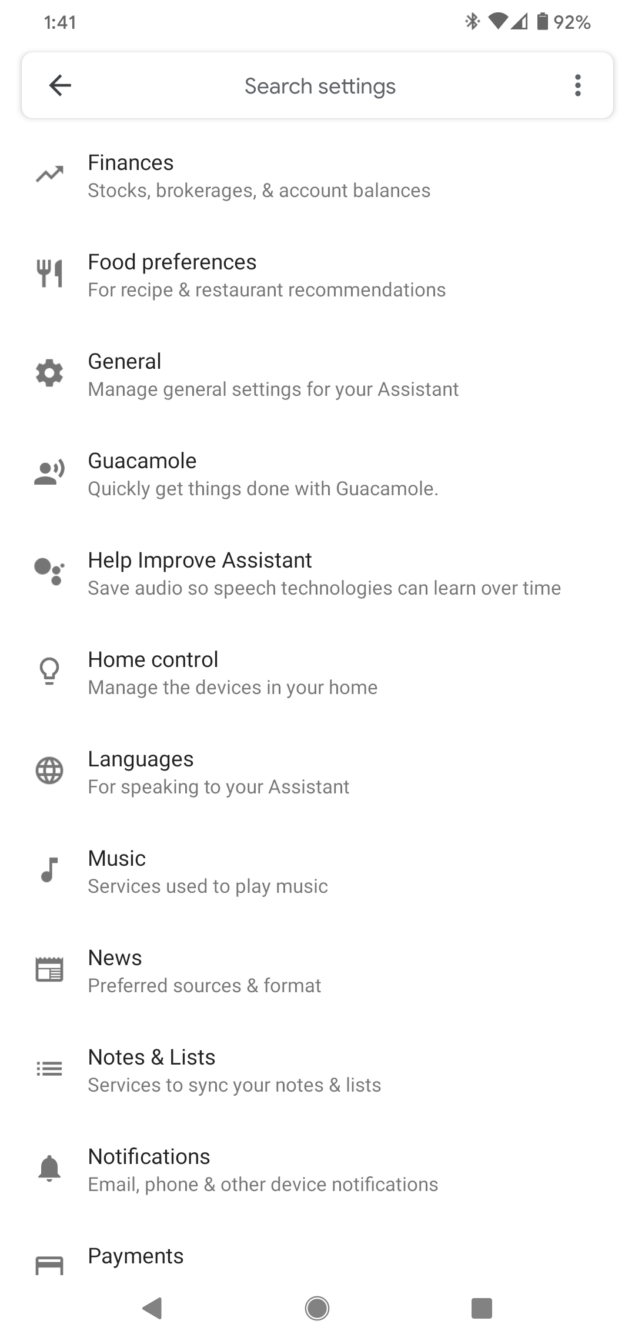 Guacamole Google Assistant