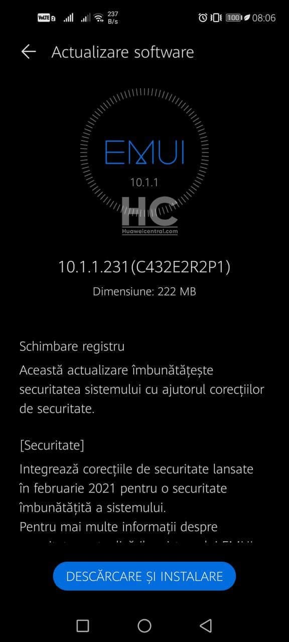Atualização Huawei p40 lite 5g