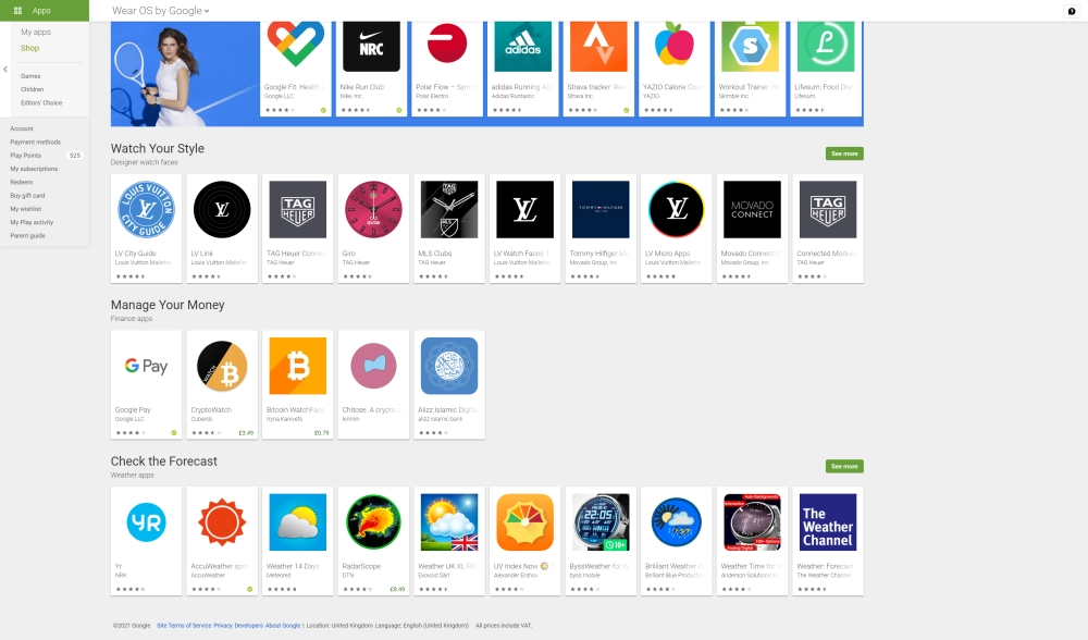 play store for wear os