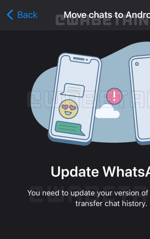 whatsapp beta aggiornamento 2.21.8.1 migrazione chat novità