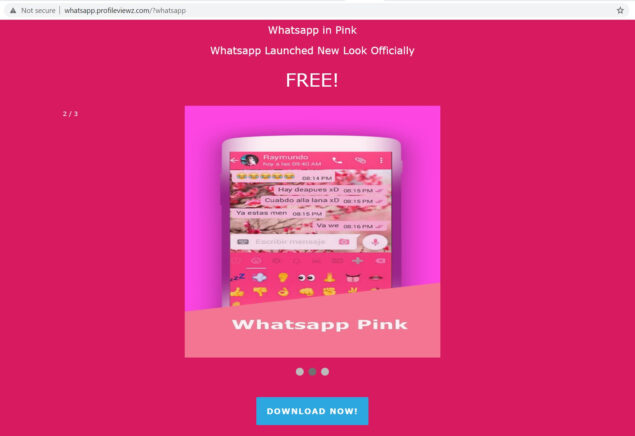 whatsapp pink virus