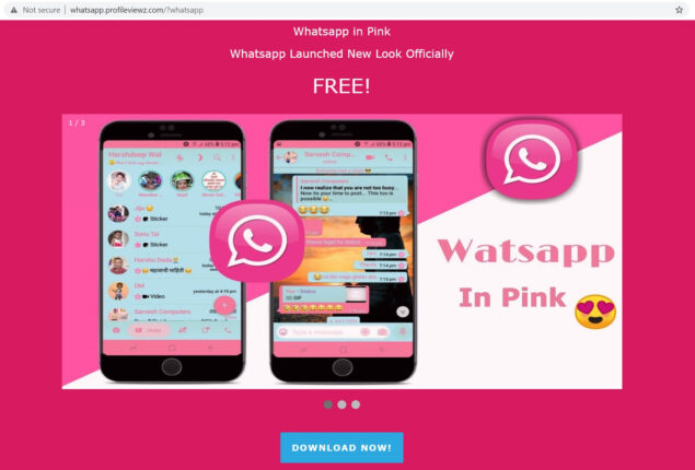 whatsapp pink virus
