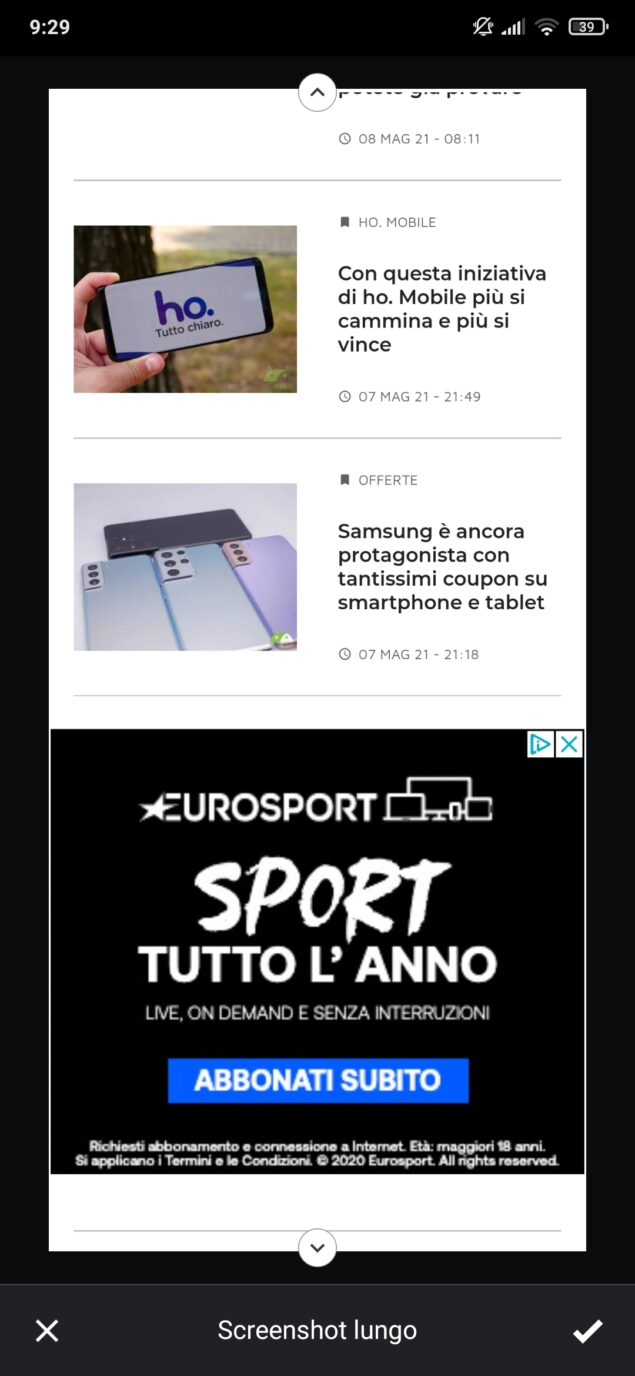 google chrome screenshot estesi