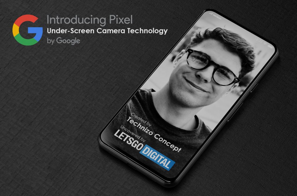 Google Pixel fotocamera in display