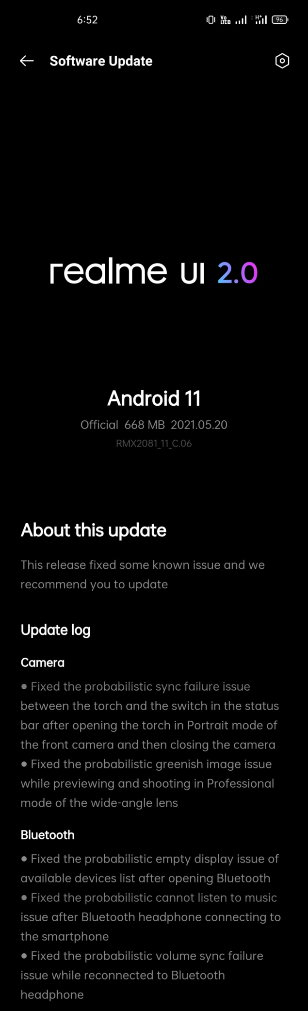 aggiornamento Realme UI 2.0 Android 11 Realme X3
