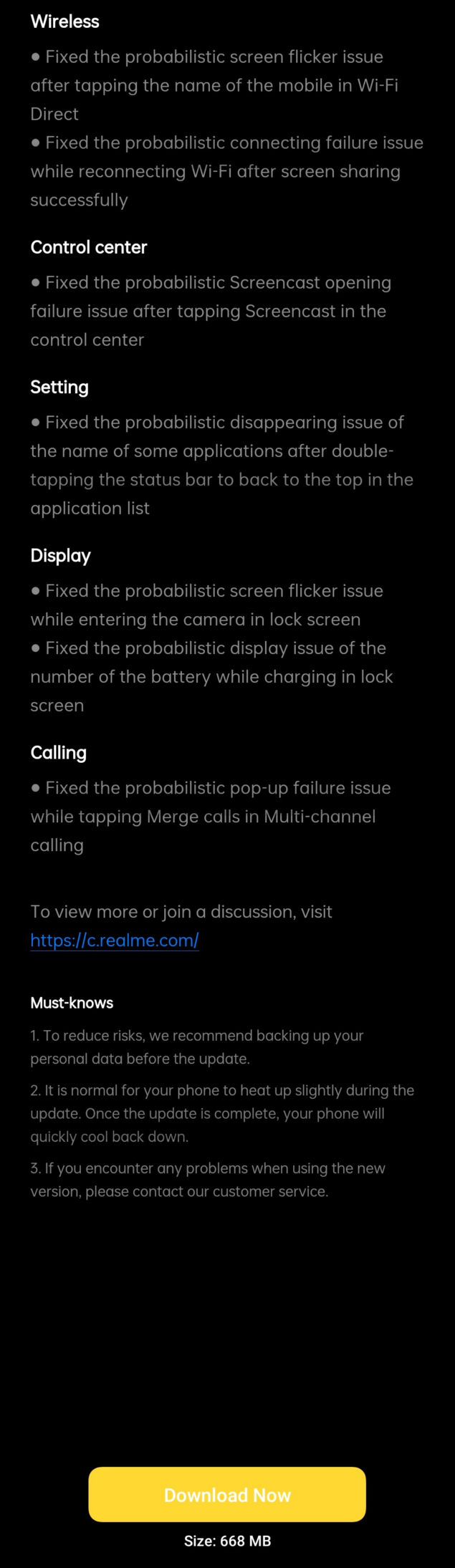 aggiornamento Realme UI 2.0 Android 11 Realme X3