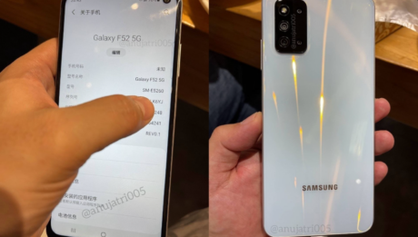 Samsung Galaxy F52 5G leak