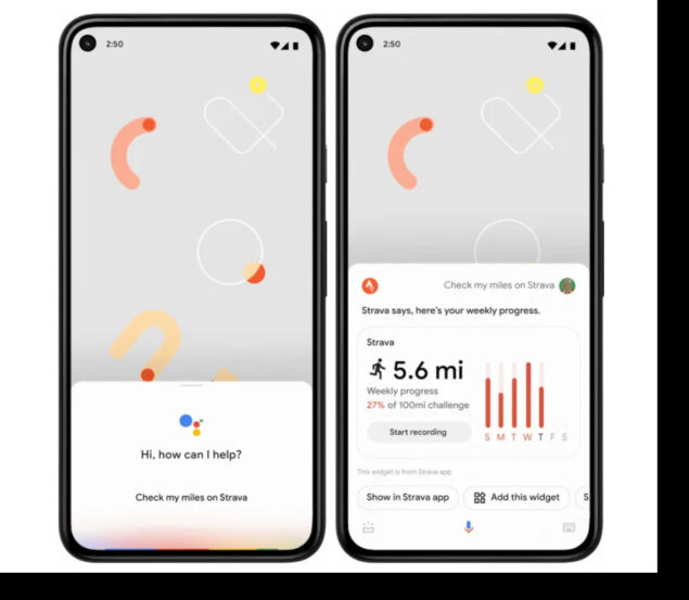 google assistant widget scorciatoie novità