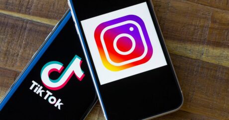 Instagram tiktok logo phone