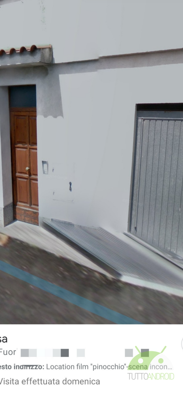 sfocare casa propria google maps street view