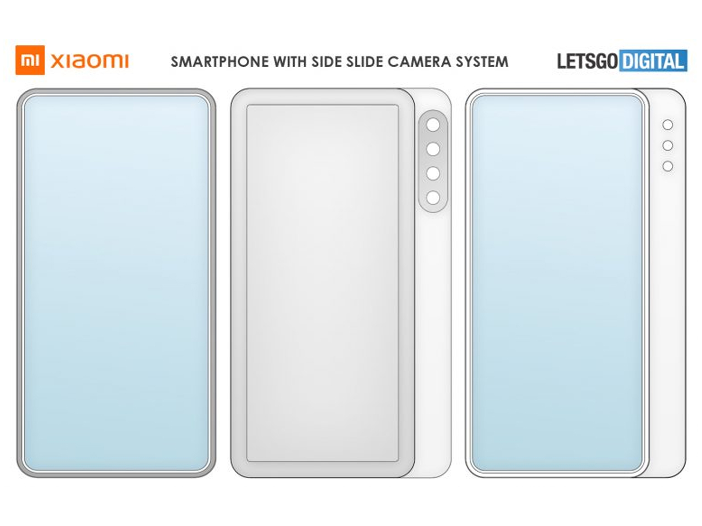 Xiaomi smartphone display scorrimento brevetto feat