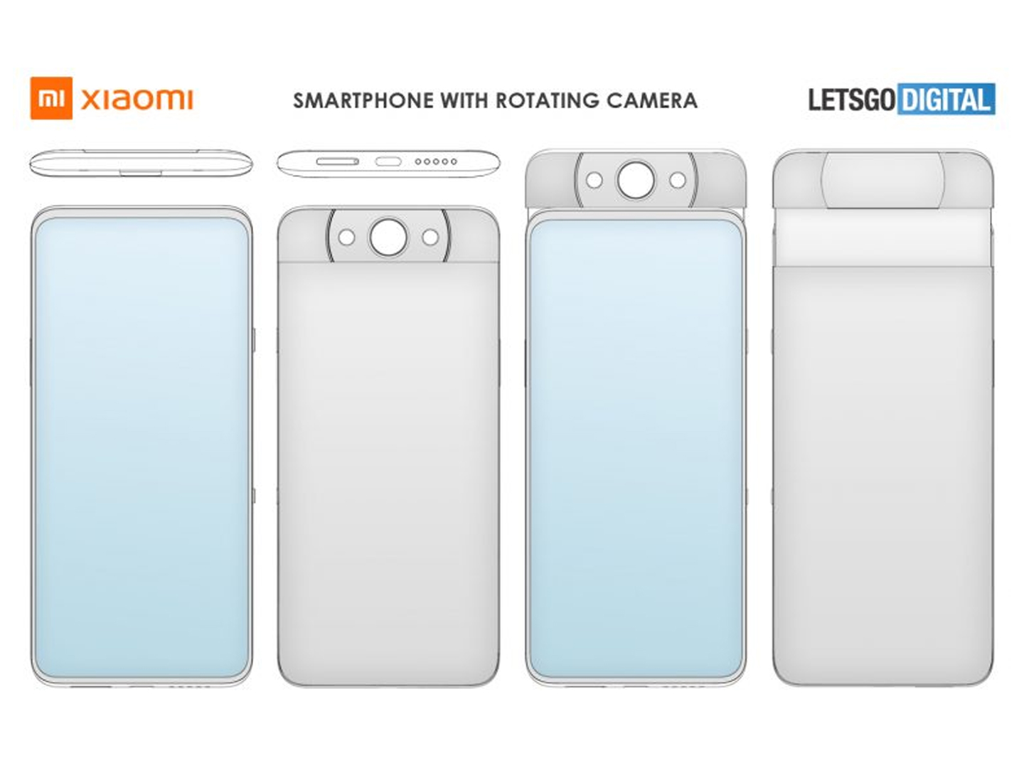 xiaomi smartphone fotocamera rotante brevetto