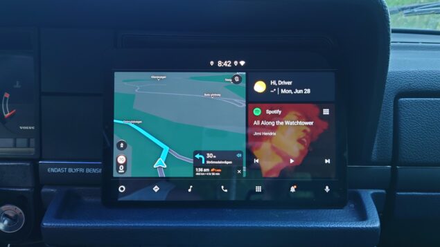 Android Automotive su Samsung Galaxy Tab S5e