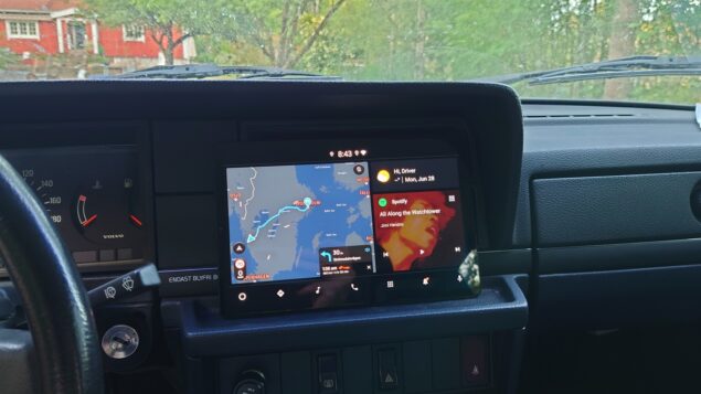 Android Automotive su Samsung Galaxy Tab S5e
