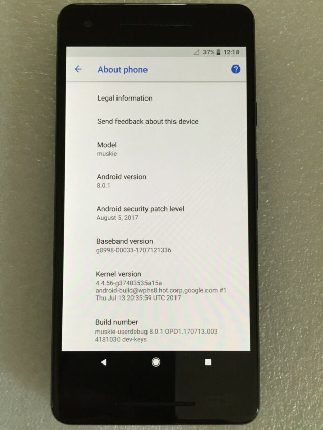 Google Pixel 2 XL HTC