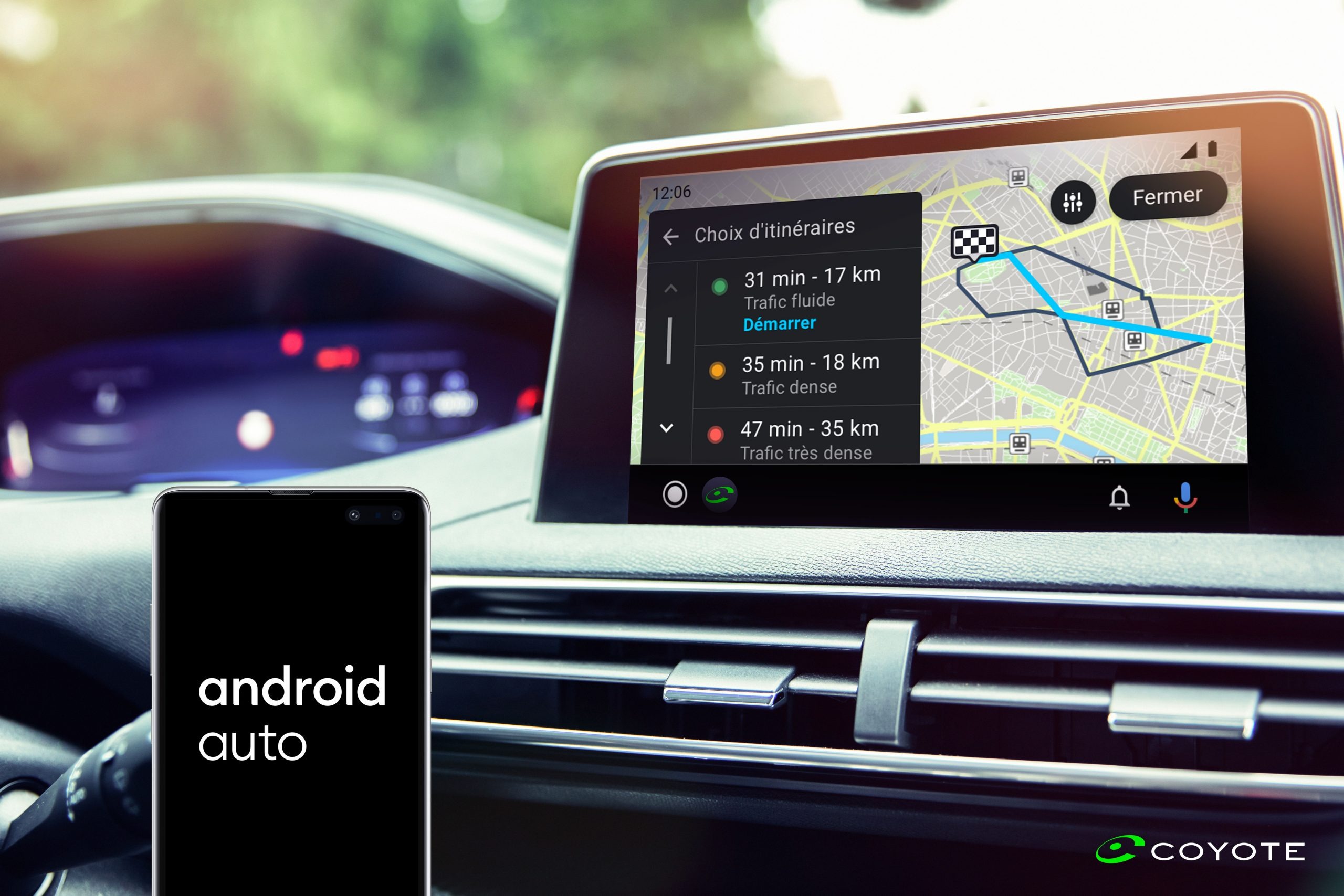coyote android auto integrazione ufficiale