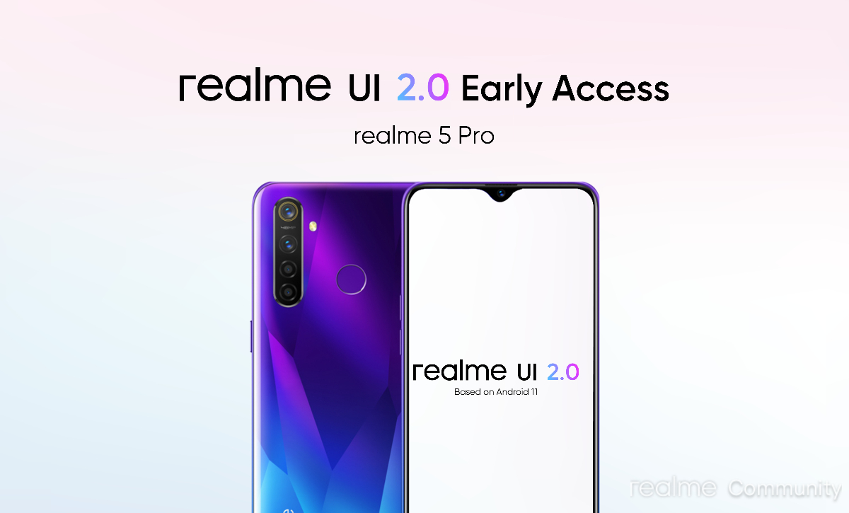 Realme 5 pro narzo 30 5g 3a android 11 realme ui 2 0 beta registrazione feat