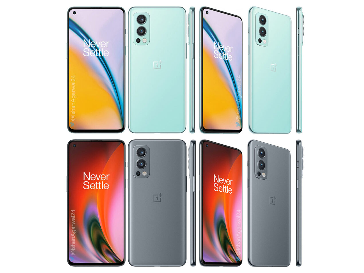 Ammirate il design di OnePlus Nord 2 5G in questi render in alta definizione