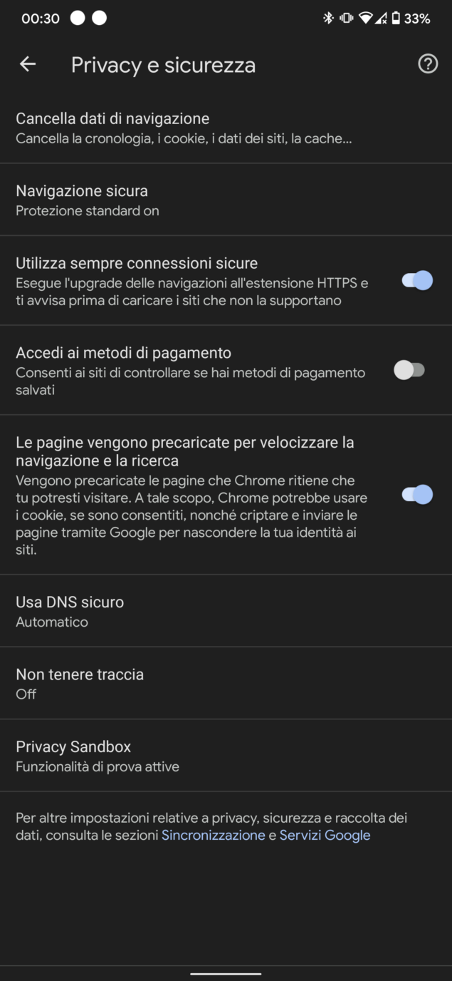 Chrome Beta 94 HTTPS