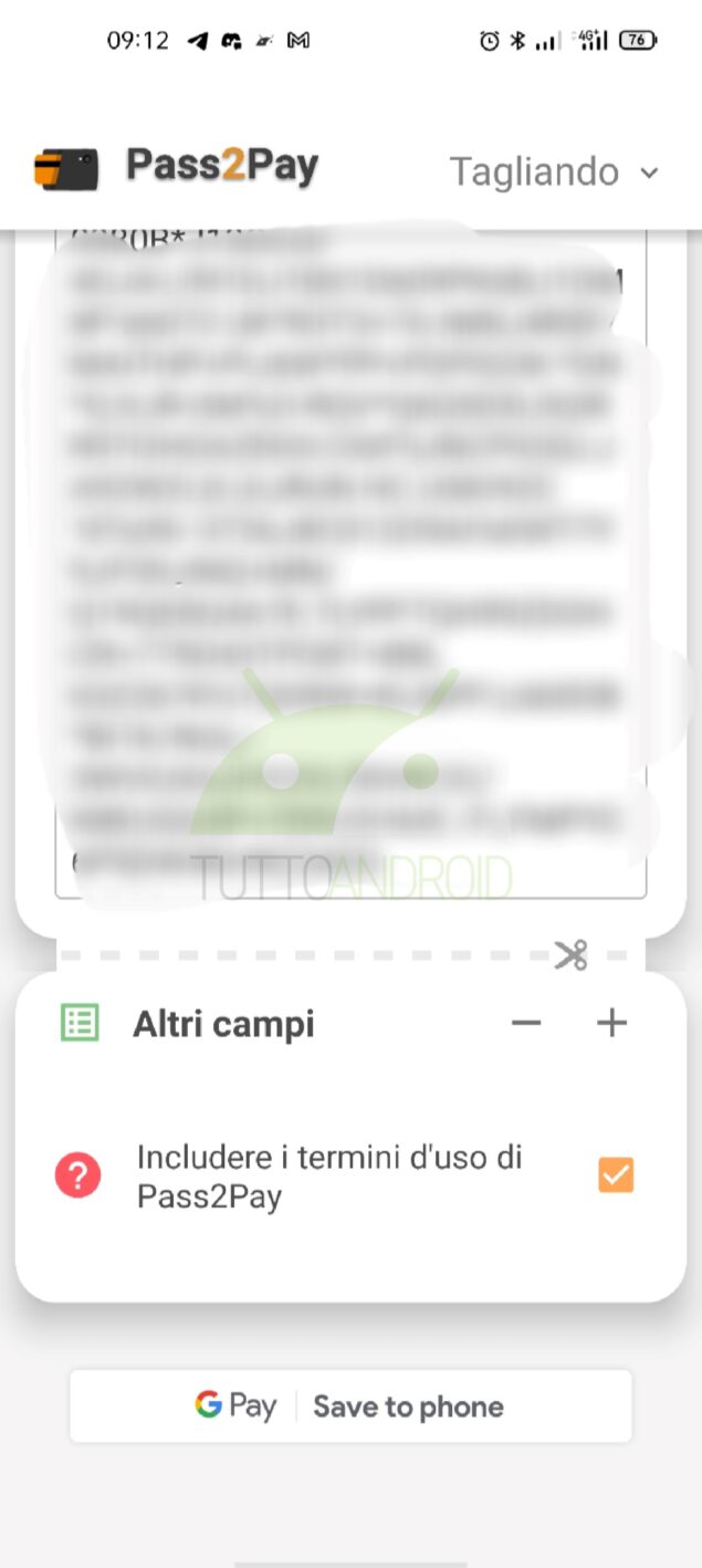come aggiungere Green Pass su Google Pay