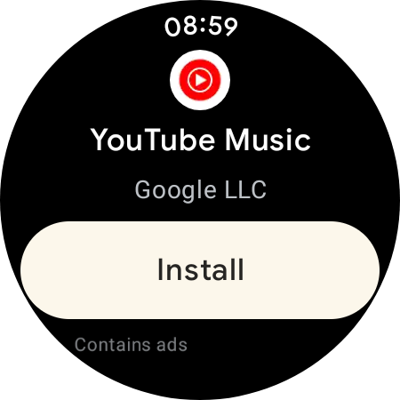 youtube music on galaxy watch