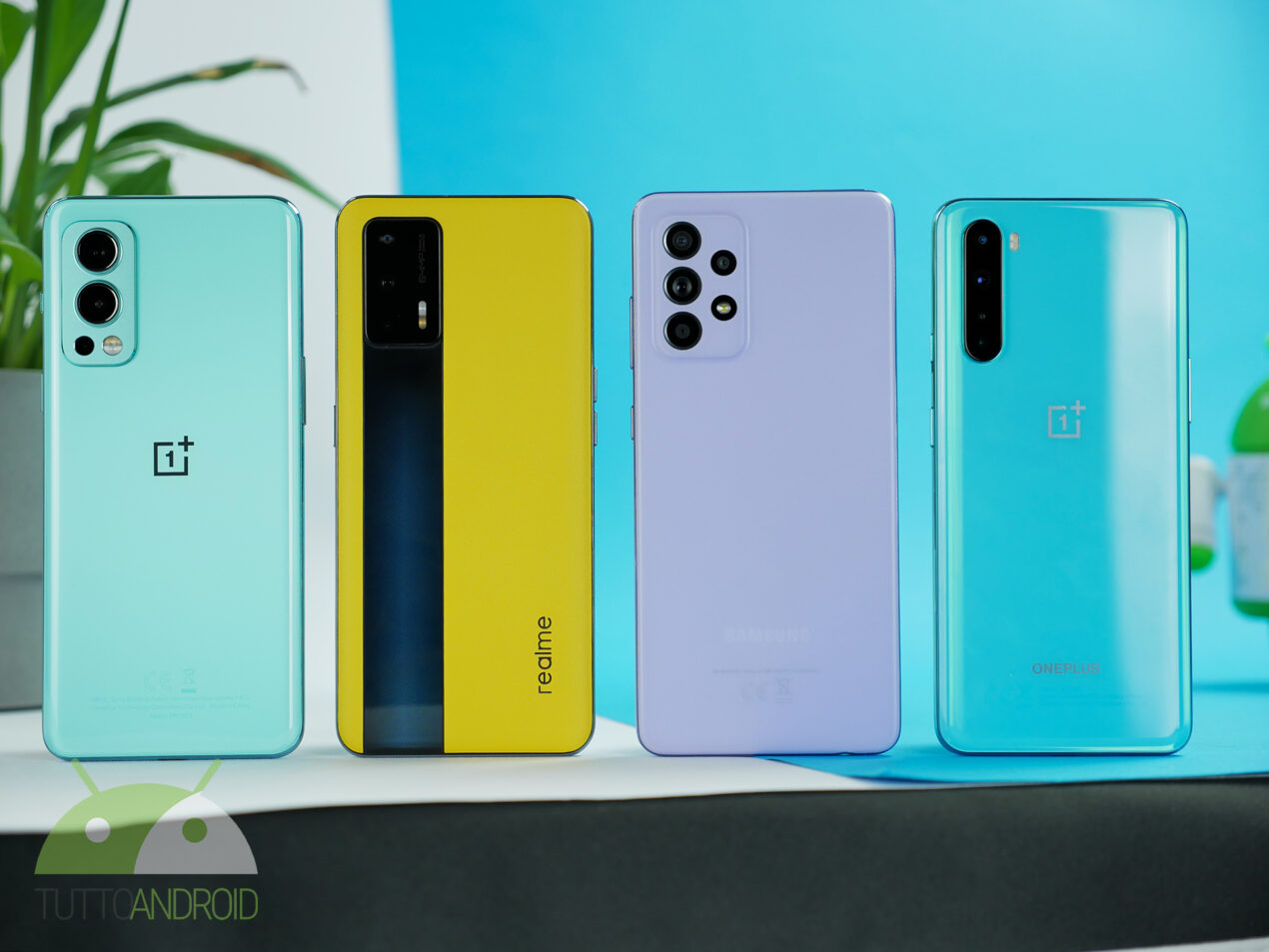 OnePlus Nord 2 contro Realme GT, Galaxy A52 5G e primo NORD, ecco quale acquistare