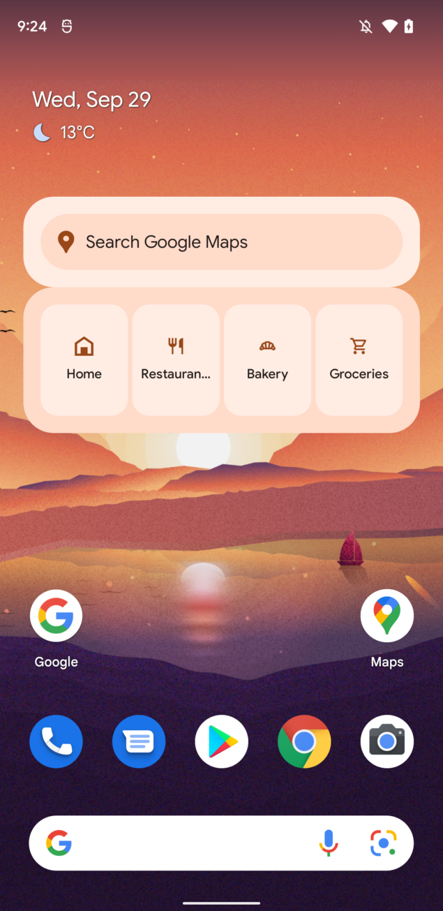 Google Maps widget