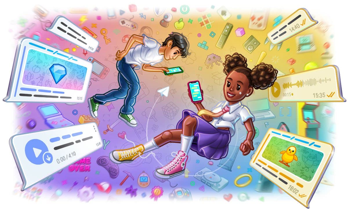 Temi delle chat, emoji interattive e molto altro nel nuovo update di Telegram