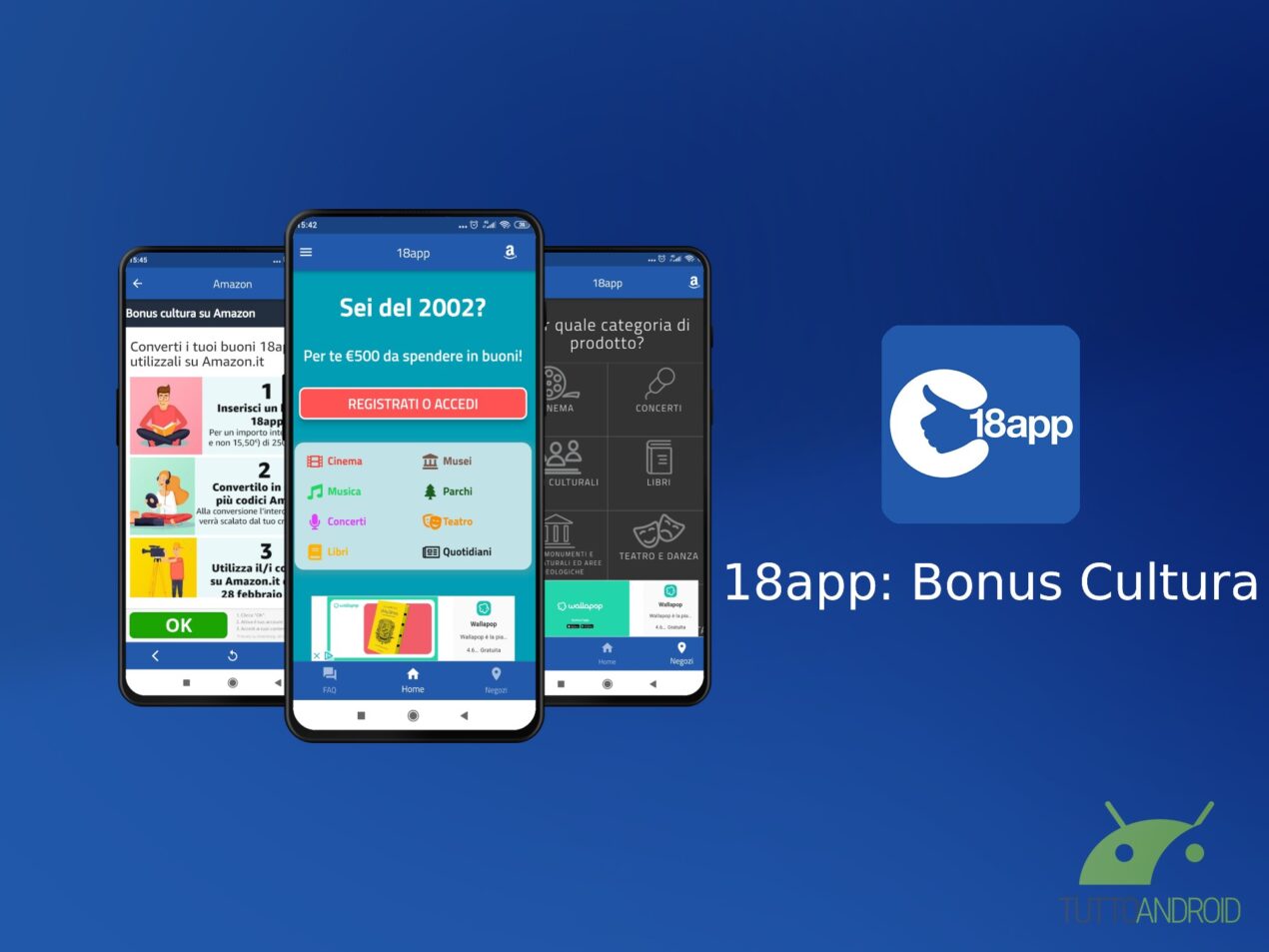18app permette di gestire comodamente il Bonus Cultura