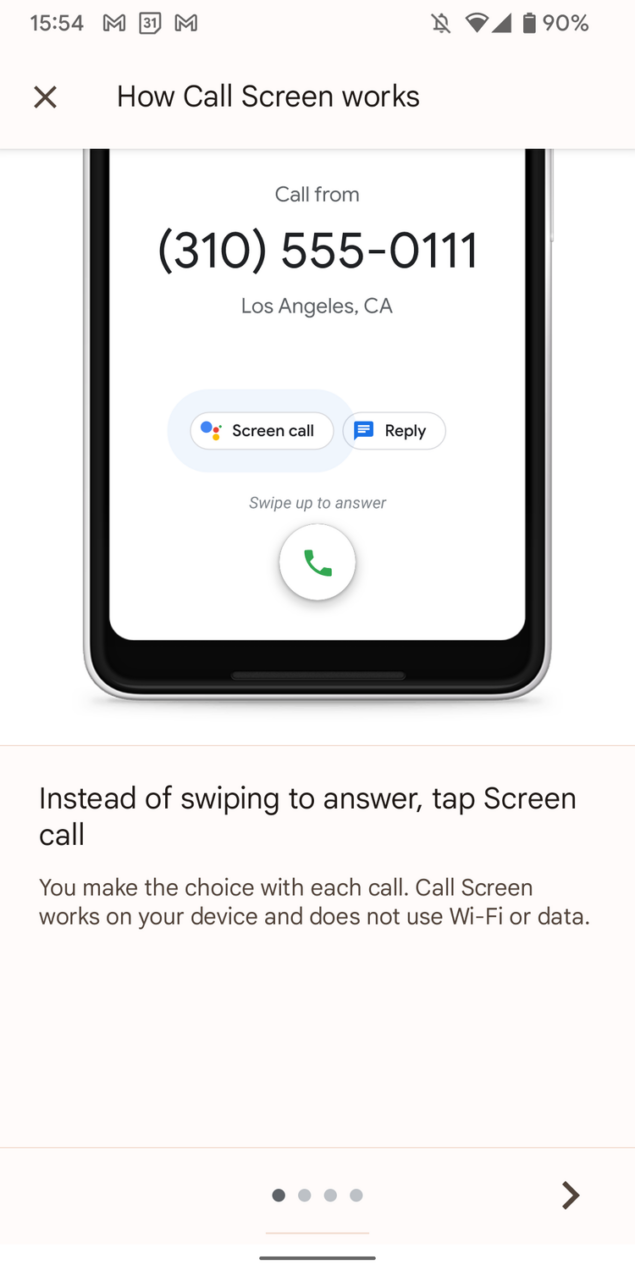 Call Screen