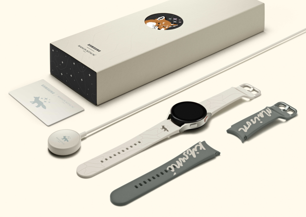 Samsung svela la nuova Maison Kitsuné Edition per Galaxy Watch4 e Galaxy Buds2