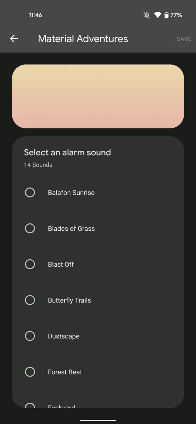 Google Pixel Sounds nuova UI