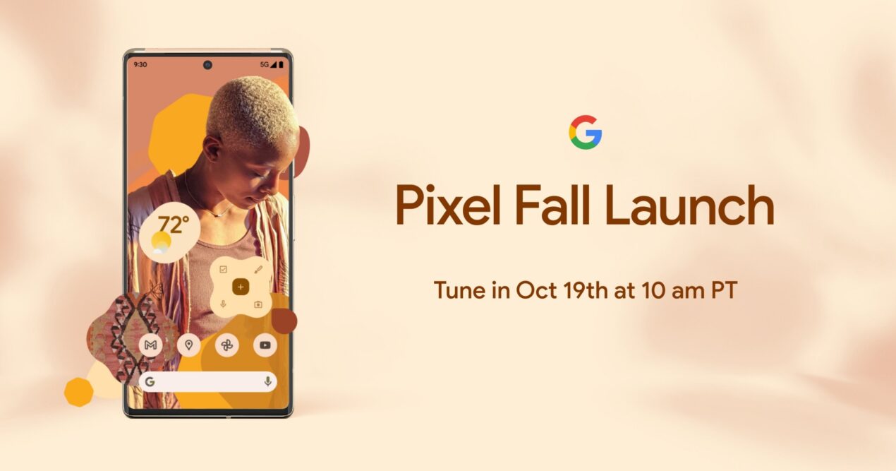 È ufficiale la data di presentazione della serie Google Pixel 6, non prendete impegni