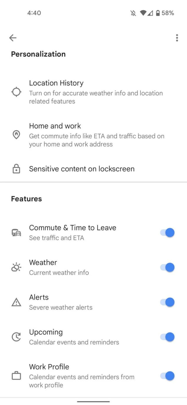 app google beta 12.41 widget meteo material you