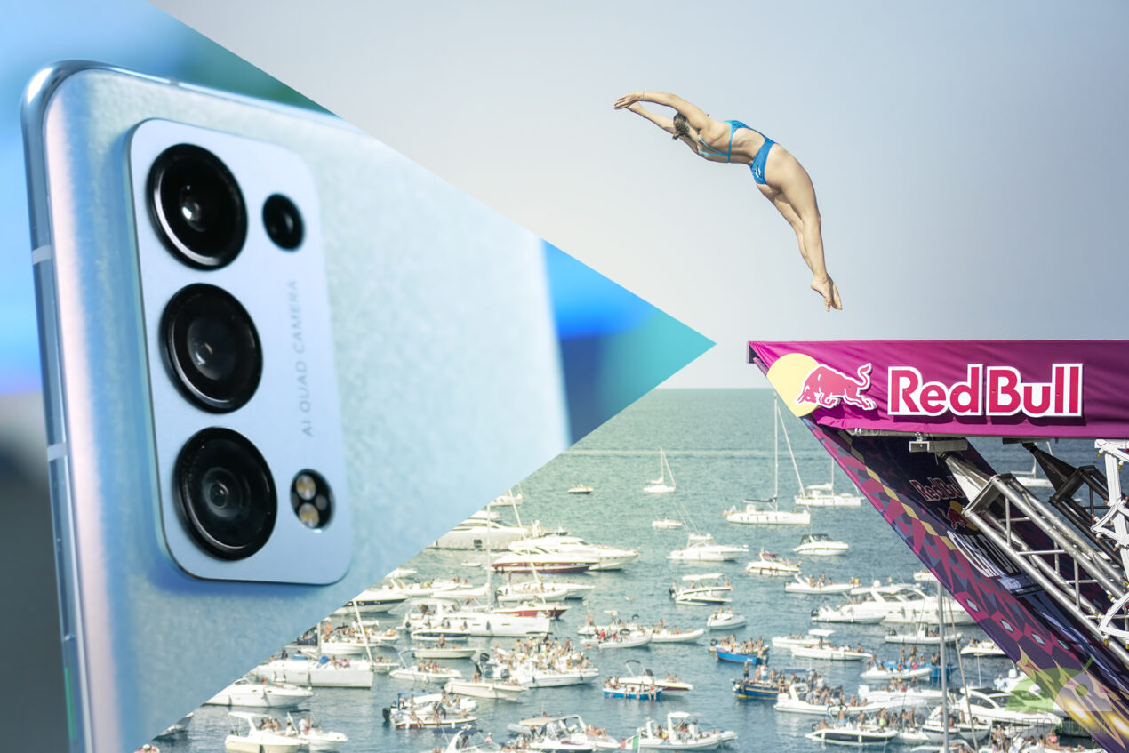Red Bull Cliff Diving World Series con Oppo Reno6 Pro: week end a Polignano