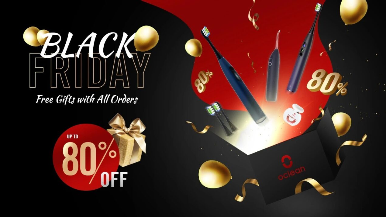 Oclean sconta i suoi prodotti fino all'80% per il Black Friday