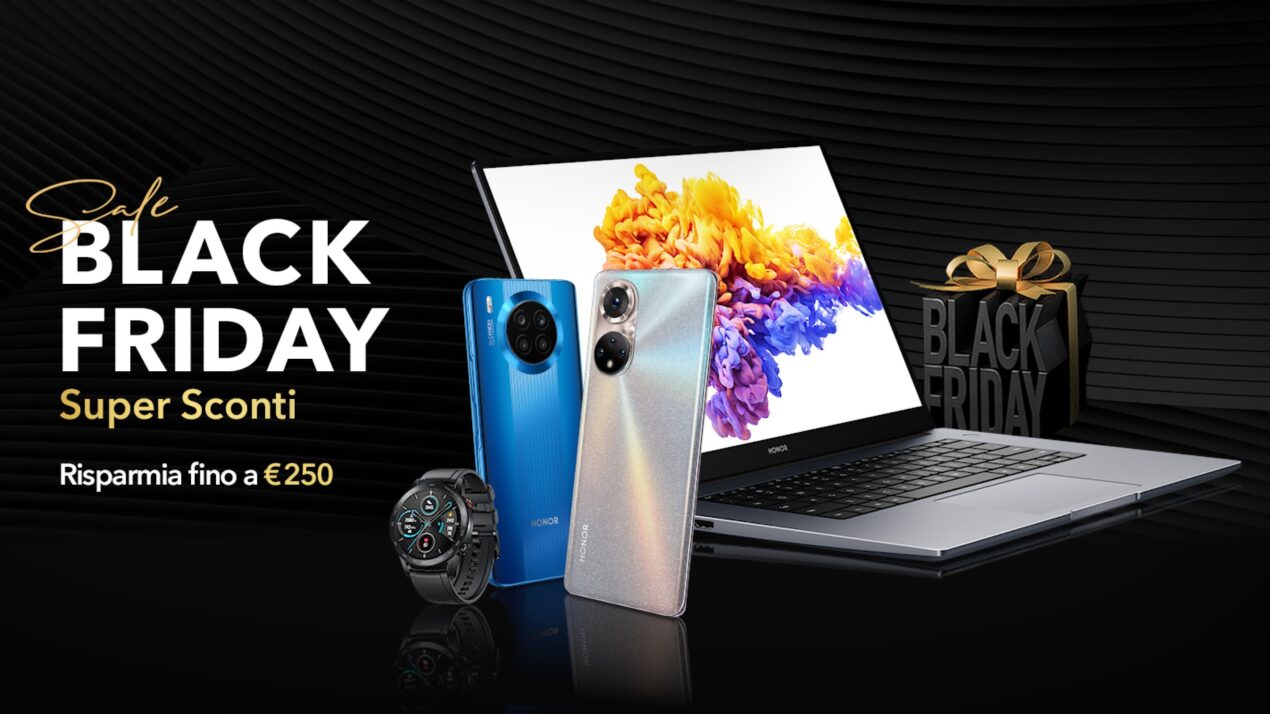 Il Black Friday di HONOR è iniziato: ecco tutti i prodotti già in offerta