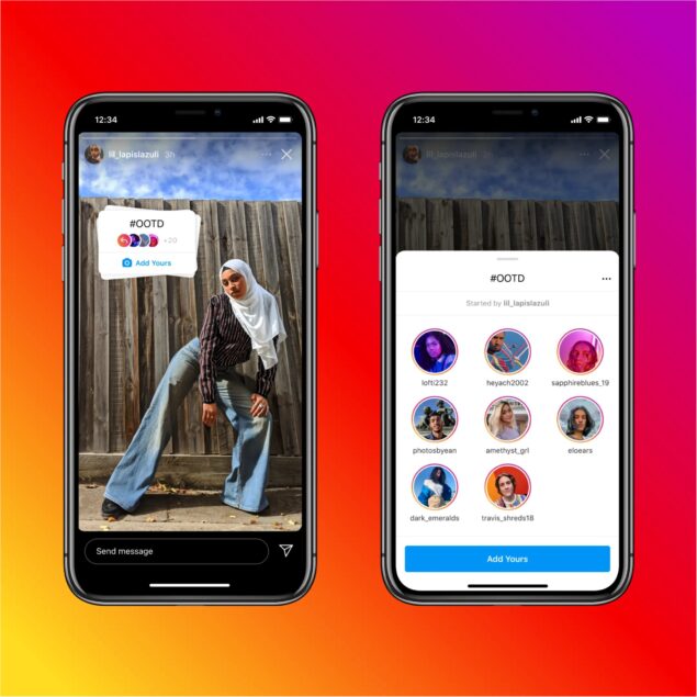 Instagram Add Yours