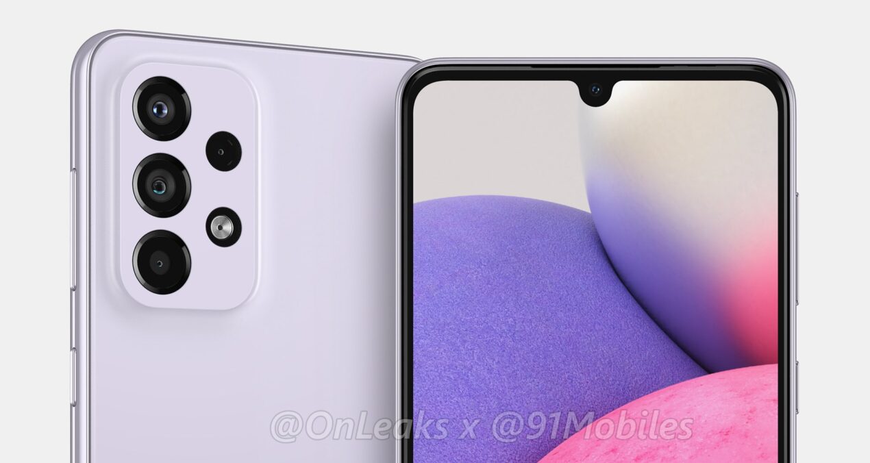 Ecco possibili design, caratteristiche e colori di Samsung Galaxy A33 5G