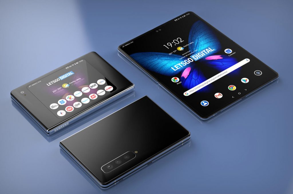Questo potrebbe essere il design del prossimo smartphone pieghevole di Samsung